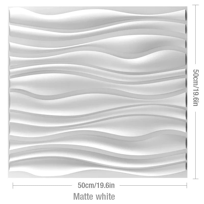 12pcs 50cm house wall renovation Stone 3D wall panel non-self-adhesive 3D wall sticker art tile wallpaper room bathroom ceiling