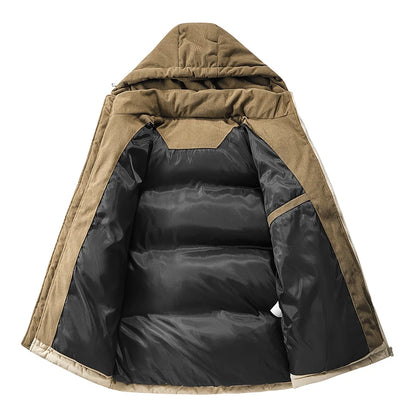 Winter Loose-fit Thickened Warm Cotton Parka Men Trendy Student Puffer Jacket Oversize Parka Korean Men's Puffer Jacket Parkas.