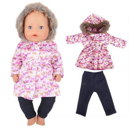 40 cm reborn baby doll bathrobe for 17 inch bebe doll clothes children gift toys wear
