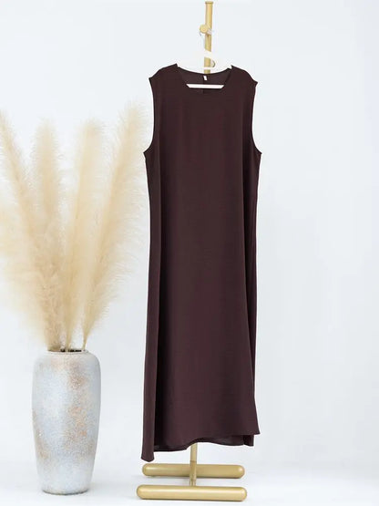 Ramadan Sleeveless Abaya Turkey Islam Arabic Muslim Long Dress African Dresses For Women Clothing Robe Musulmane Femme Vestidos.