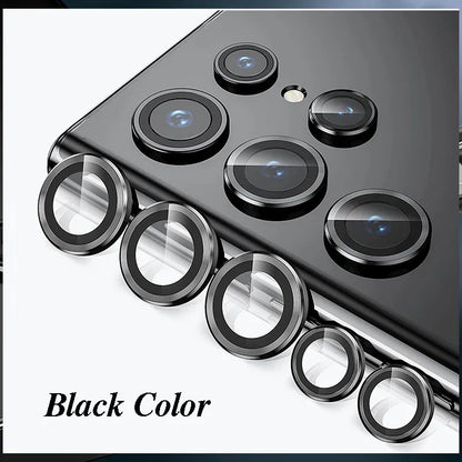 Camera Lens Protetor For Samsung S25 S24 ultra S24 S23 S22 ultra Case Tempered Glass Film Titanium Alloy Ring Phone Accessories.