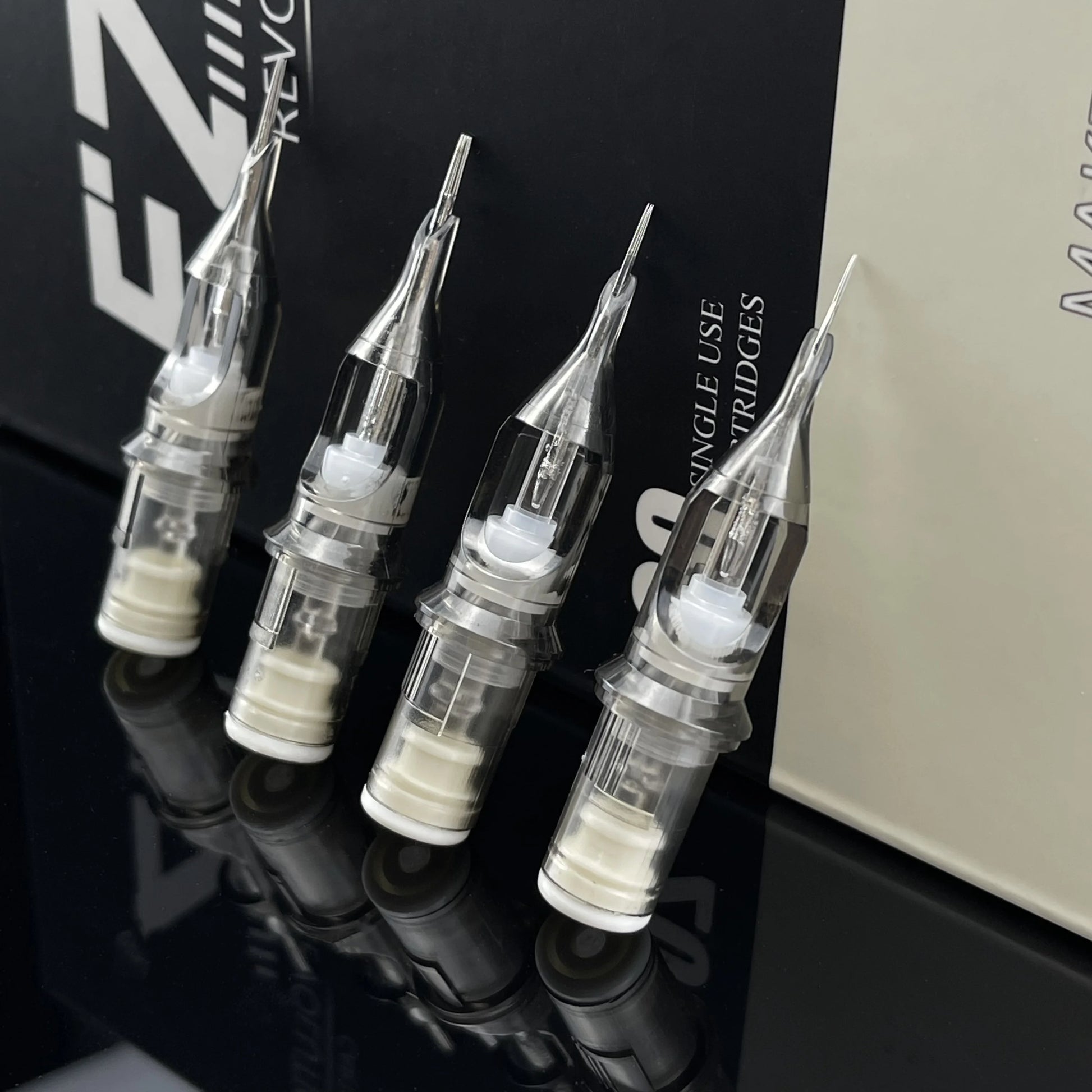 EZ Revolution Cartridge Tattoo Needles #12 0.35mm Round Liner RC1201RL RC1203RL RC1205RL RC1207RL RC1209RL 11/14/18RL 20 pcs/lot.