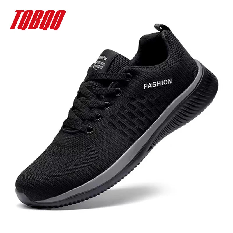 Men Running Shoes Breathable Light Comfortable Men's Casual Shoes Tenis Outdoor Slip On Walking Sneakers.