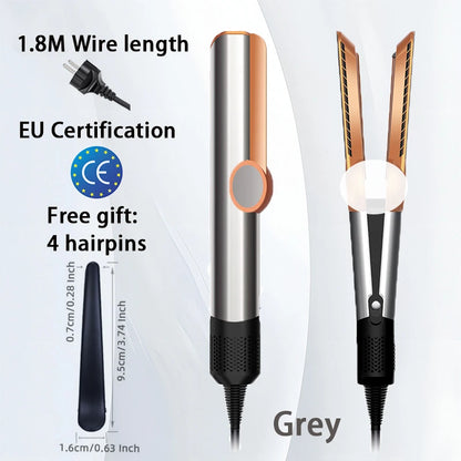 2025 New 2-in-1 Hair Straightener & Dryer Combo - Smartly Controlled Negative Ion Heating Plates, Suitable for Home Hair Styling.