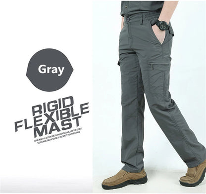 Military Tactical Pants Cargo Men Waterproof Trousers Casual Pants Wear-resistant Multi-pocket Outdoor Hiking Work Trousers Male.