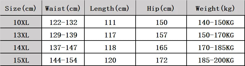 Big size jeans men size 200kg pants elastic waist elastic smart casual loose pants oversize 15XL.