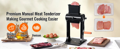 SucceBuy Commercial Meat Tenderizer Heavy Duty Stainless Steel Meat Tenderizer Machine Quick and Easy Manual Operation Kitchen.