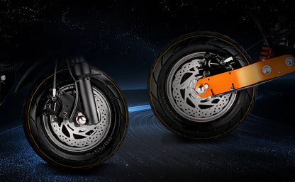 Cheevalry S10 Electric Scooter 2*1600W Motor 52V 33AH Battery Electric Scooter 10 Inch Tires City Commuter Electric Scooter.