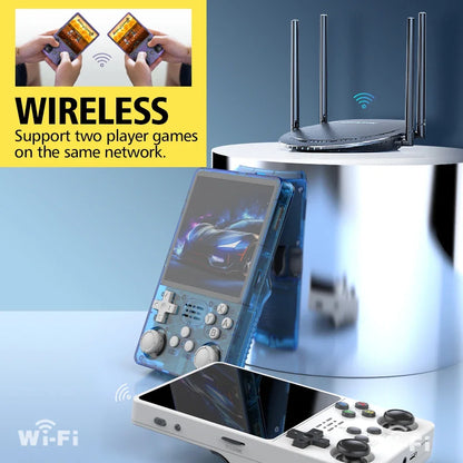 R36S R36Plus Retro Handheld Game Console Linux 64-bit System 4" IPS Screen RK3326 Portable Pocket Video Player For N64 PS1.