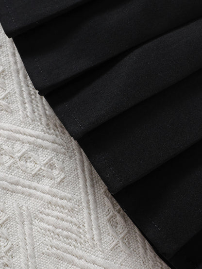 Spring 3-10y Kids Girls Clothes Heart Printing Tops Pleated Skirt 2pcs Sets Children's Outdoor Daily Wear Valentine's Day Gift.