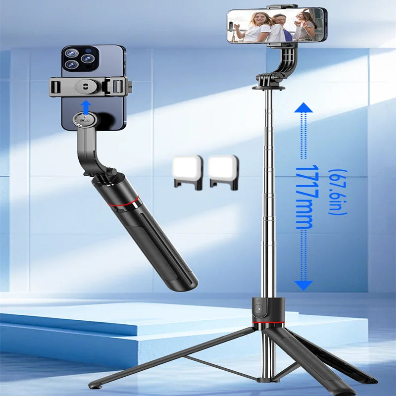FGCLSY Selfie Stick Tripod Extendable Wireless Bluetooth Remote Portable Smartphone Tripod Stand Mount For iOS Android Phone.