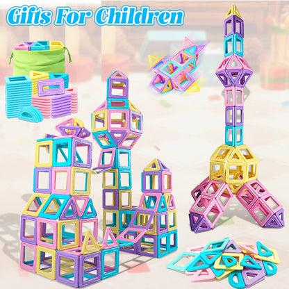 STEM Educational Magnetic Building Blocks Set for Boys & Girls Engaging Magnet set Creative Development Toy for Kids Gift.