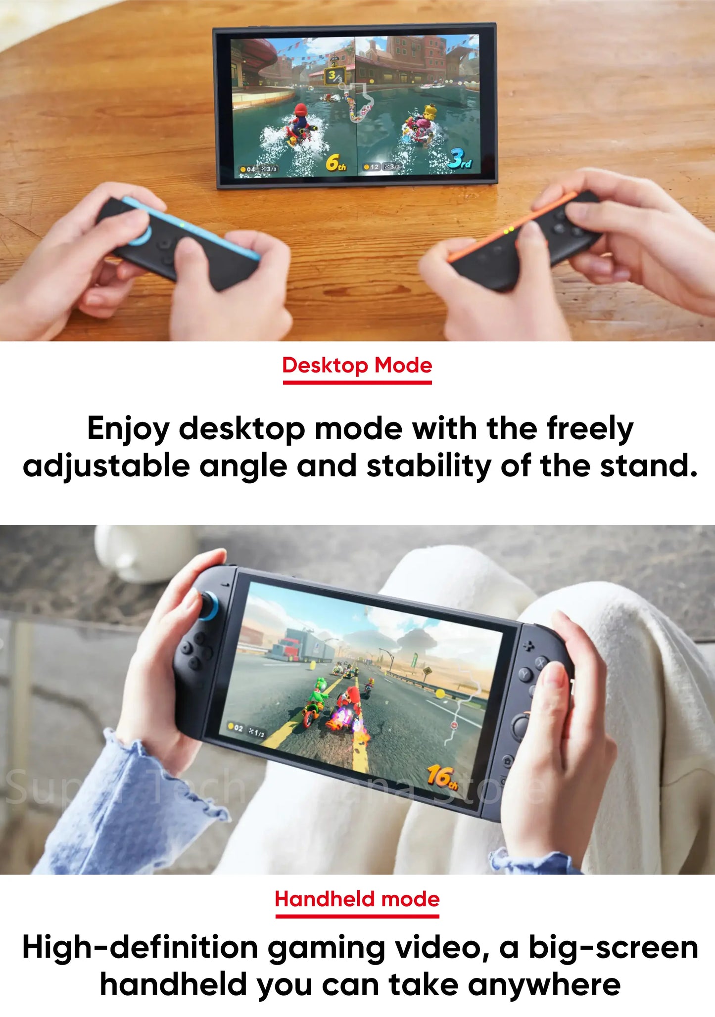 Nintendo Switch 2 7.9'' Screen Joy‑Con Handle Enhanced Audio Adjustable Console Includes Mario Kart World NS2 Original.