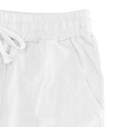 2025 Cross-border American Four Seasons Linen Men's Casual Suit Loose Long Sleeve Pants Shirt Suit Men's.