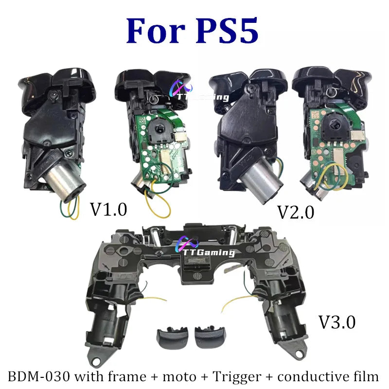 Replacement BDM-010 020 V1 V2 V3 L1 L2 R1 R2 Adaptive Trigger Button With Vibration Motor for PS5 BDM-030 Controller Support.
