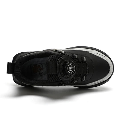 Fashion Children Shoes Boy Sneaker Non-slip School Casual Walking Shoes Leather Tennis Sport Shoes for Kids Girls 5 To 16 Years