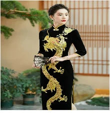 2025 woman aodai vietnam traditional chiffon ao dai dress vietnam robe and pants vietnam traditional clothing improved cheongsam.