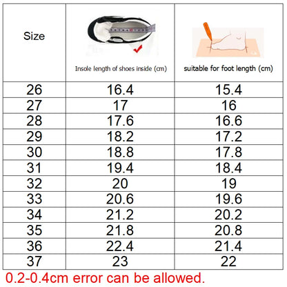 Children's Sports Shoes Non-slip New Tennis Shoes for Girls Fashion Boys Versatile Kids Causal School Running Sneakers Hook Loop.
