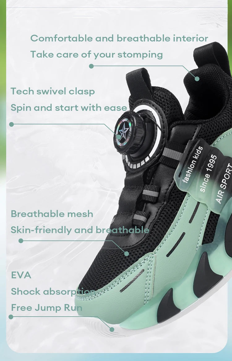 Pink Girl's Fashion Sneakers Anti Slip Comfortable Children Boy's Casual Walking Shoes Outdoor Sport Tennis.