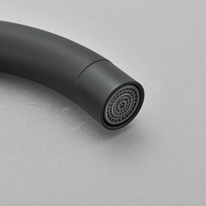 Matte Kitchen Faucet Deck Sinks Faucet High Arch 360 Degree Swivel Cold Hot Mixer Water Tap