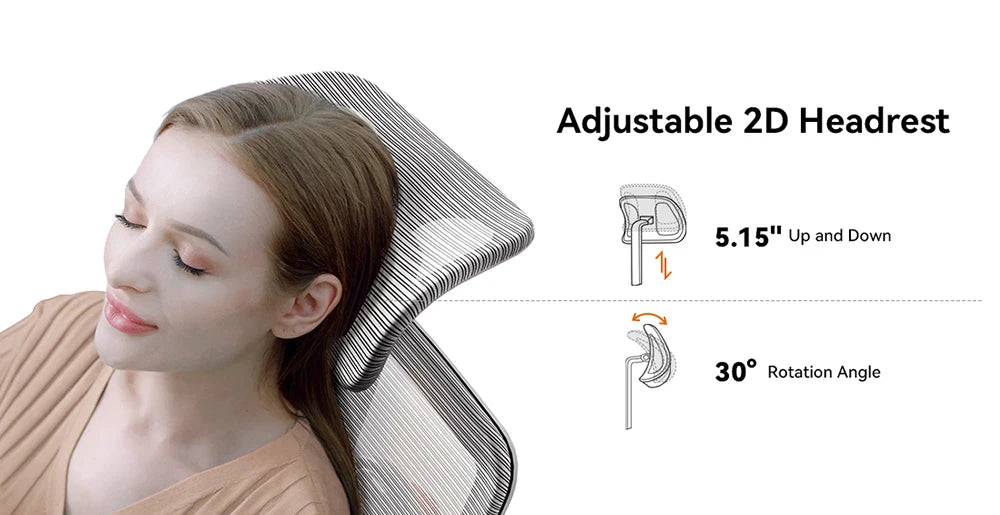 NEWTRAL MAGICH003 Ergonomischer Bürostuhl, automatisch ausgestellte Rückenlehne, adaptive Unterrückenstütze, verstellbarer Kopfstützensitz, Grau