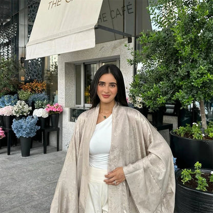Ramadan Eid Open Dubai Luxury Abaya Damen Modest Kimono Coat 2025 Muslim for Women Islam Clothing Kebaya Robe Femme Musulmane