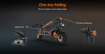 Kukirin G3 Pro Electric Scooter Dual Motor 52V23.4AH Large Battery Fast Off-Road 10 Inch 80km Long Endurance Electric Scooter