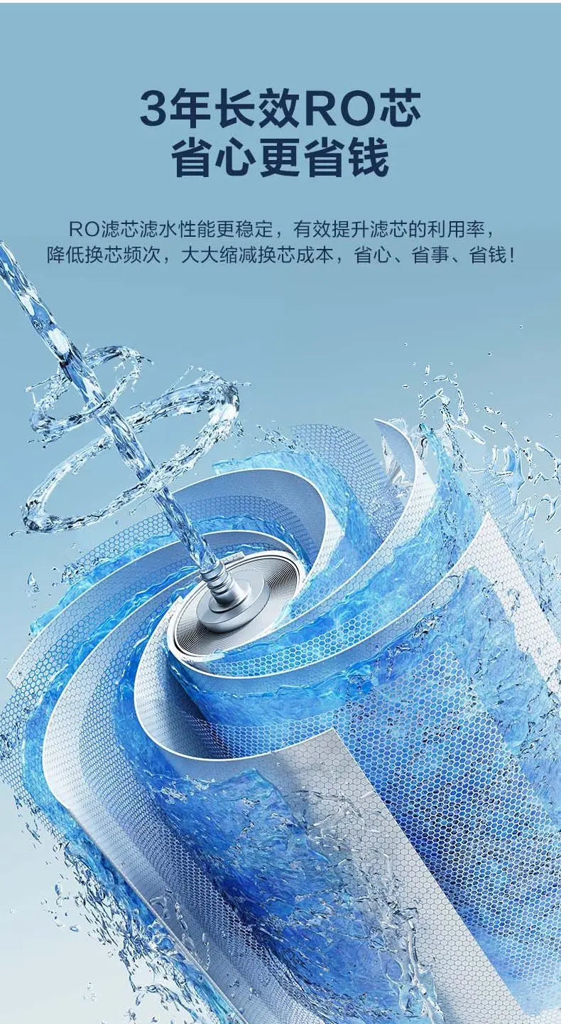 Supor reverse osmosis water purifier household direct drinking RO tap water filter kitchen water purifier genuine PR40.