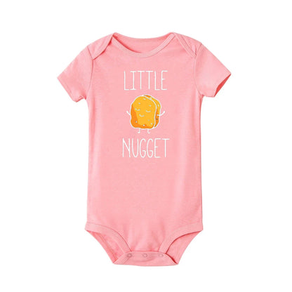 Little Nugget Baby Ankündigung Neugeborene Baby Bodys Sommer Jungen Mädchen Strampler Körper Schwangerschaft Offenbaren Kleidung Säugling Dusche Geschenk.