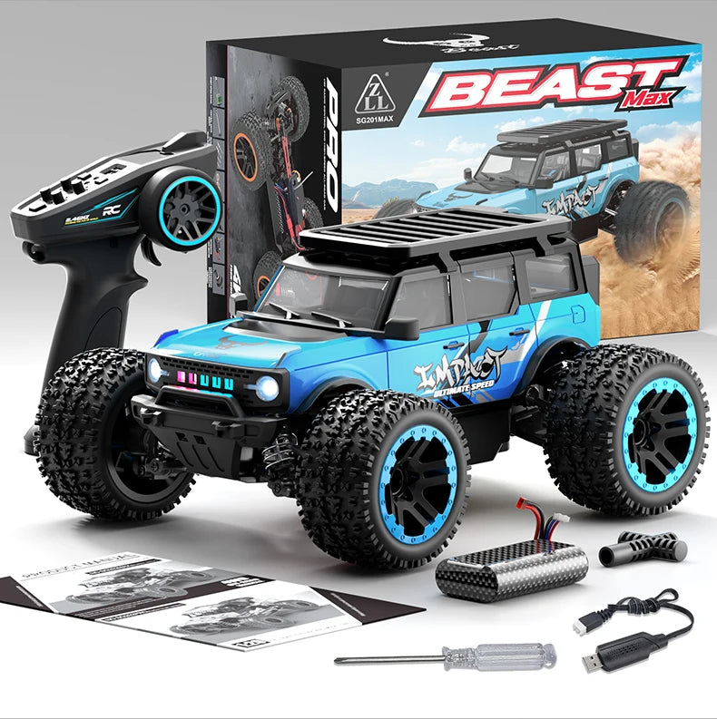 ZLL SG201 MAX 1:20 High Speed Drift Racing Car 70KM/H Brushless Motor 4WD RC Off Road Car Monster Trucks Toys For Kids Gifts