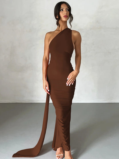 Dulzura Frauen Party Club Abend Streetwear Bodycon Bodycon Weißes Langes Kleid 2024 Sommer Kleidung Großhandel Artikel Für Business