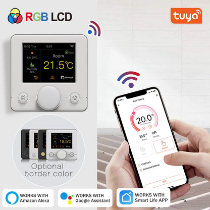 Tuya Wifi Heating Thermostat Smart Thermostat Gas Boiler  Floor Heating Termostato Digital Temperature Controller Smart Life Ale.
