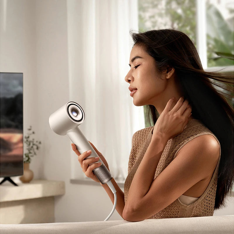 XIAOMI MIJIA High Speed Water Ion Hair Dryer，Water Ion Care，57° Intelligent Temperature Control，220V CN Version (With Adapter).