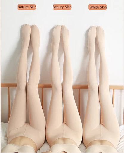 DOIAESKV New Women Pantyhose Plus Size 120D Warm Autumn Winter Tight High Waist Female Stretchy Slim Skinny Velvet Stocking