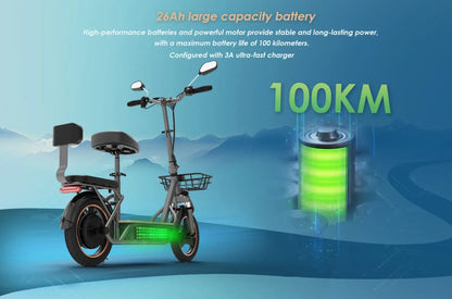 KuKirin C1 Pro Foldable Adult Electric Scooter with Seat E-Scooter 45 km/h Electric Kick Scooter 500W Skateboards Kickboard.