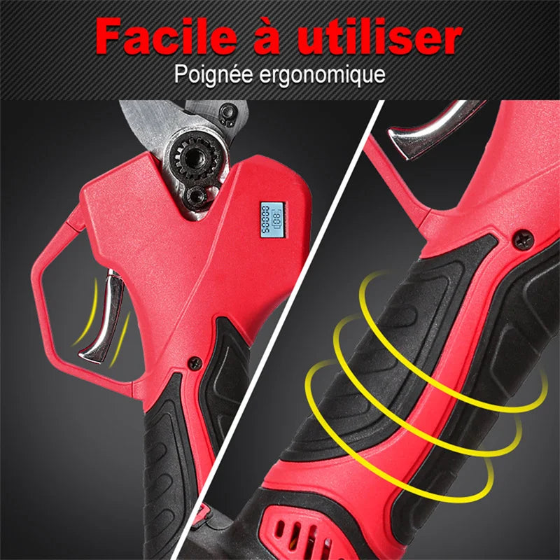 1000 W/900 W 50mm Elektrische Gartenschere Bürstenlosen Cordless Pruner Schere Garten Obst Baum Zweige Cutter Werkzeug mit 2 stücke Batterie