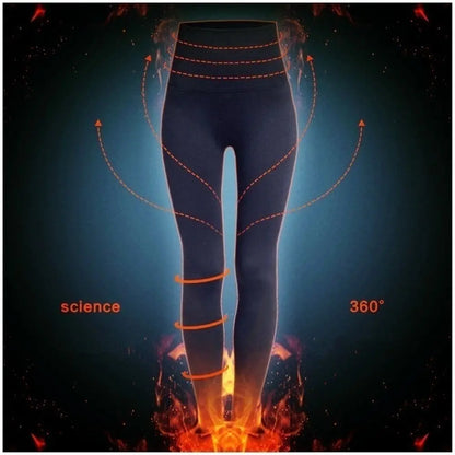 Fluff Lined Winter Thermal Warm Thick Pantyhose Stretch Slim Leggings Pants Colorful Warm Tights Women's Clothing