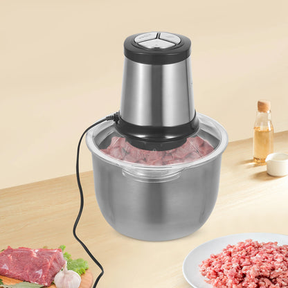 800W Stainless Steel Kitchen Meat Grinder, Electric Meat Grinder, Kitchen Lamb, Beef, Pork Minced Meat Mixer.