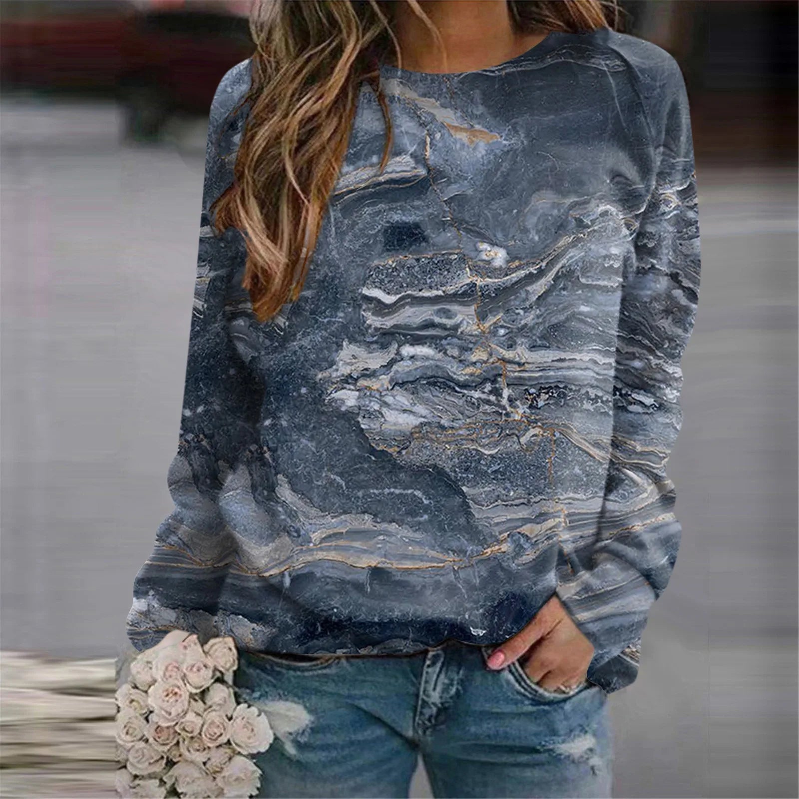 Forest Trees 3D Print Sweatshirts Women's Casual Raglan Long Sleeves Hoodies Woman Pullovers Harajuku Y2k Tops Female Clothing.