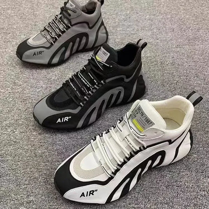 Sneakers Men Fashion  Casual Lightweight Breathable Running Shoes Men Sneakers Lace-up Platform Sneakers Footwear Zapatos Hombre.