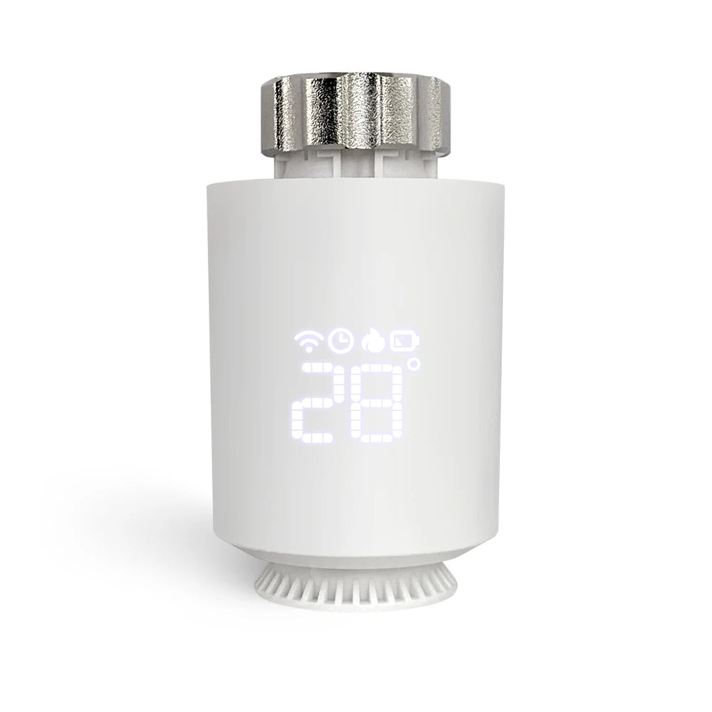 AVATTO Tuya ZigBee Thermostat Radiator Actuator Smart TRV Thermostatic Valve Temperature Controller Support Alexa Google Home.