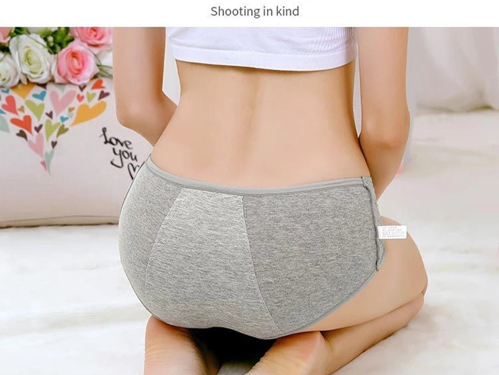 10pcs Leak Proof Menstrual Panties High Waist Women Period Underpants Plus Size 8XL Physiological Waterproof Briefs Wholesale