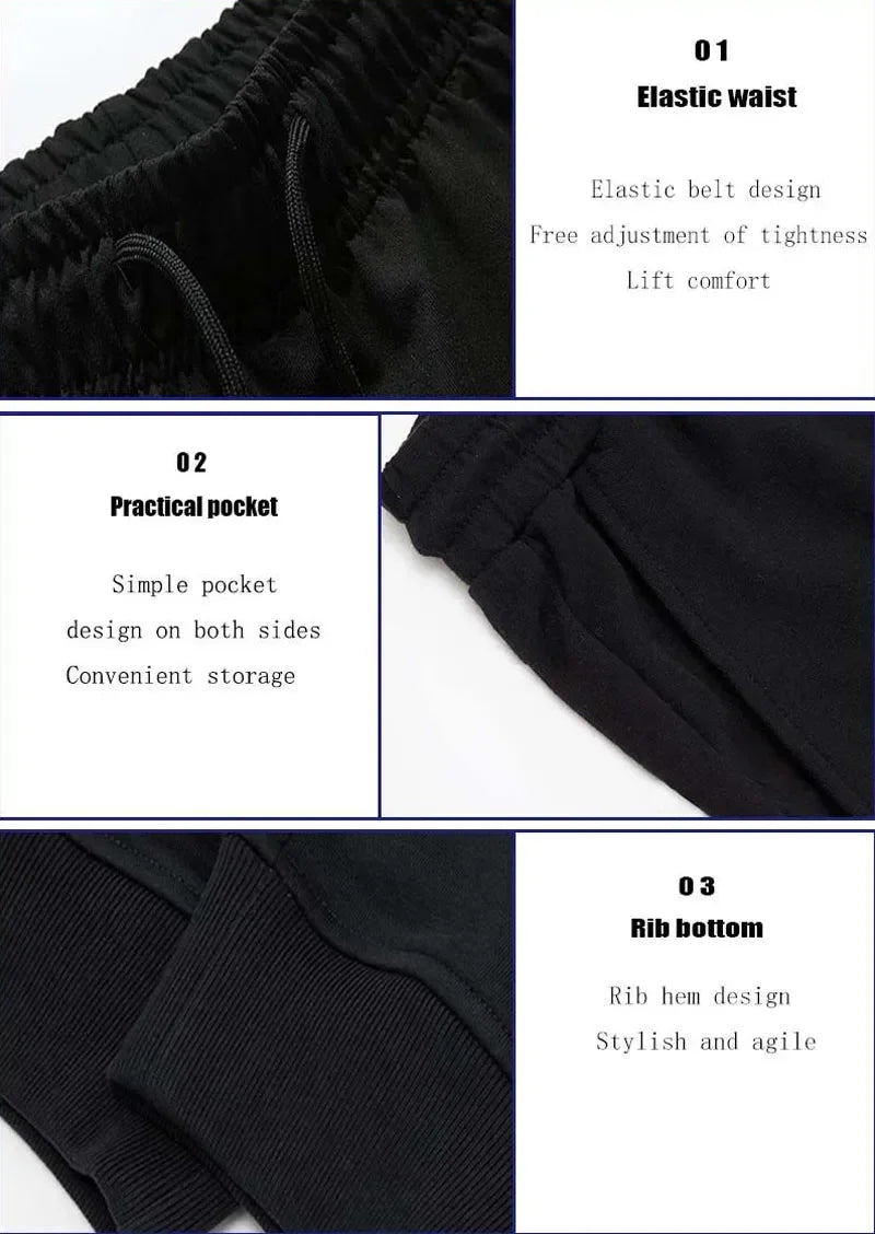 Men's sweatpants are trendy in the autumn and winter of 2025. Men's jogging pants are sporty, casual, comfortable and fashionabl.