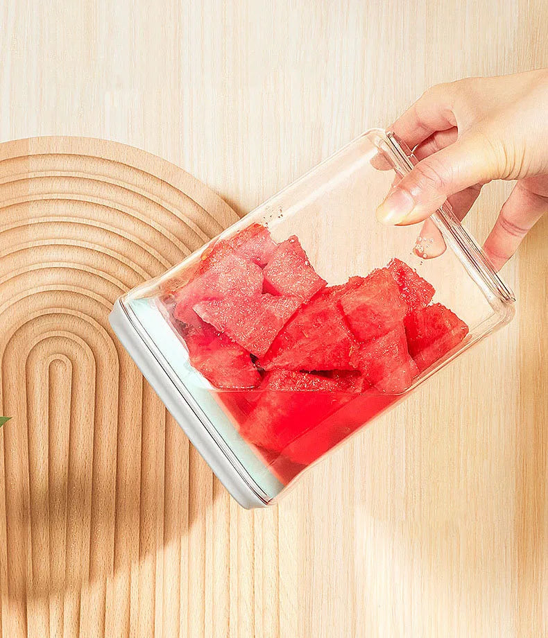 Airtight Food Storage Containers with Lids,Top Pop One Button Control,Air Tight Stackable Dry Cereal Container Set for Pantry.