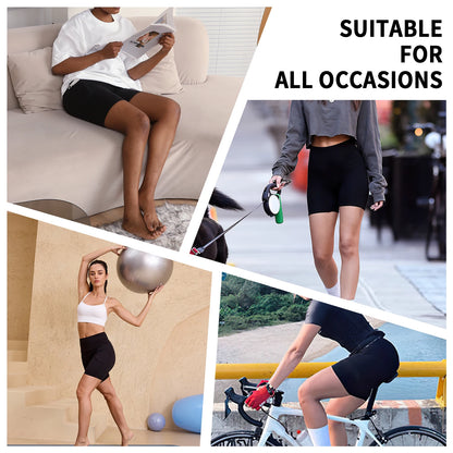 High Waisted Biker Shorts For Women With Pockets Super Soft No See Through Workout Running Yoga Athletic Push Up Gym.