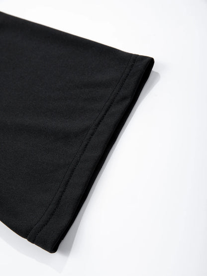 Men's Short Sleeve Henley Neck T-shirt Solid Color Male Tops Slim Fit Button Neck Casual Cozy Tshirt  Streetwear.