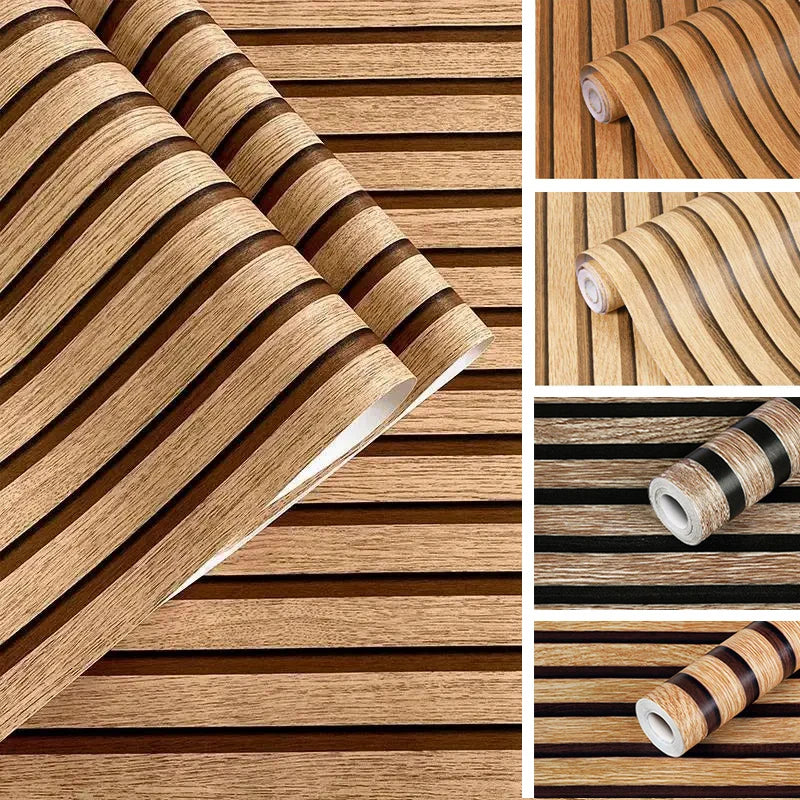 Vinyl Decorative Film Wood Grain Sticker Home Decor Waterproof Wallpaper Wall Paper Roll Furniture Self Adhesive PVC Cabinet