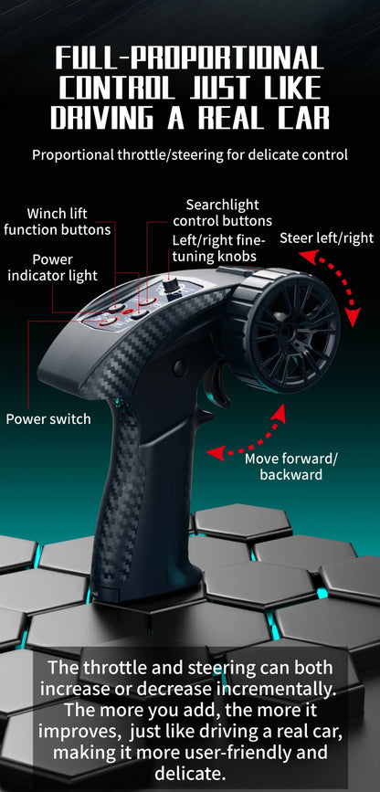 2.4G 1:14 RC Crawler 4WD Remote Control Car Simulation Military Model JJRC C8835 RC Car Offroad Climbing Vehicle Toys Gifts.