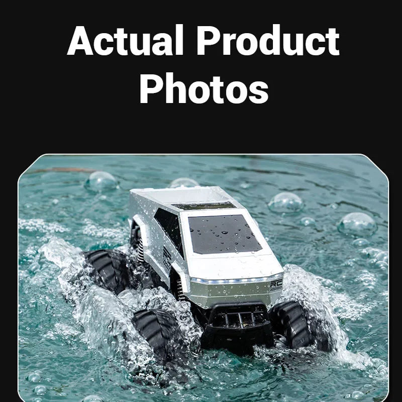 JJRC Auto Remote Control Car Alloy Rc Cars Trucks Vehicle Full-Scale Car Motorcycle Camping Trailer Toys for Boys Kids Children.