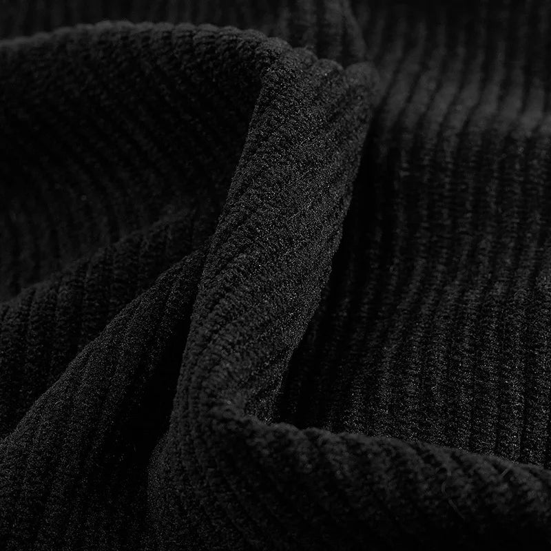 Men's Corduroy Jacket Stand-up Collar Slim Fit Retro Multi-pocket Workwear Commuter Coat for Spring And Autumn